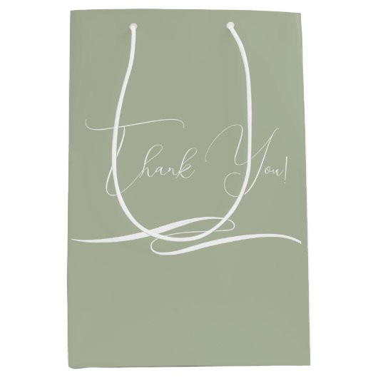 Cliëntgift Dank u Zak met Douane Logo Medium Cadeauzakje (Voorkant)