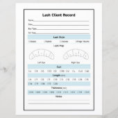 Clientrecord voor lasextensie (Voorkant)
