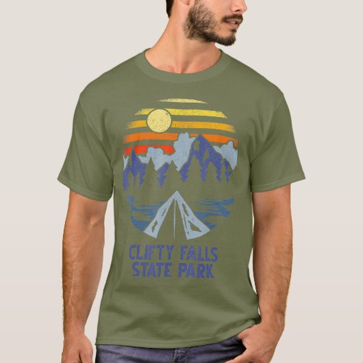 Clients Herfst State Park Indiana in de openlucht T-shirt (Voorkant)