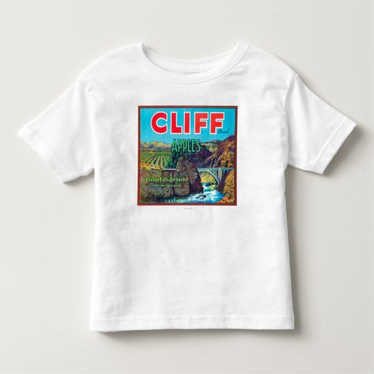 Cliff Apple Label - Chelan Herfsten, WA Kinder Shirts (Voorkant)