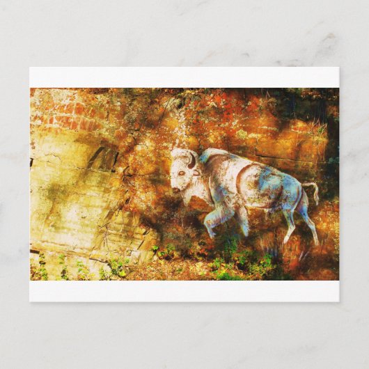 Cliff Art Briefkaart (Voorkant)