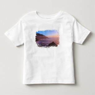 Cliff Coastal Uitzicht in Oregon op Sunset Kinder Shirts