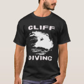 Cliff duiken Zonsondergang of Cliff Jumping of Hig T-shirt (Voorkant)