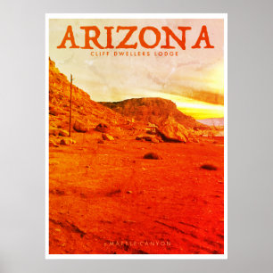 Cliff Dwellers Lodge Travel Poster