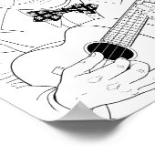 Cliff Edwards - Ukulele Ike Poster (Hoek)