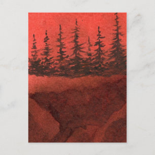 "Cliff Hanger #14" Briefkaart Landwegen