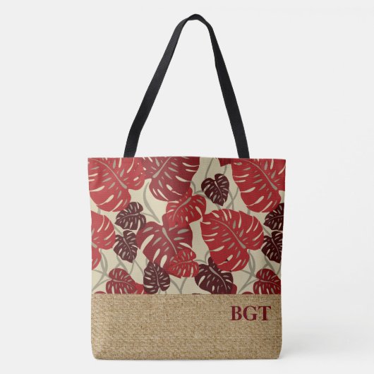 Cliff Hanger Hawaiian Monogram Beach tas (Voorkant)