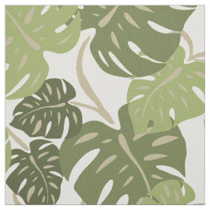 Cliff Hanger Hawaiian Monstera Leaf Stof