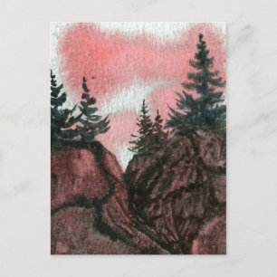 "Cliff Hangers #4" Land Roads Briefkaart