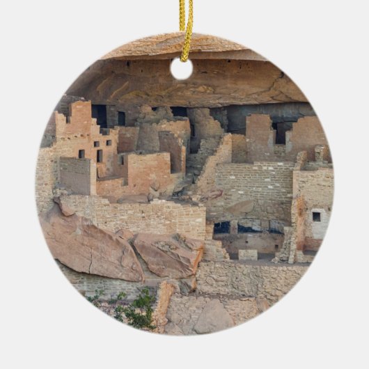 Cliff Homes Keramisch Ornament (Voorkant)