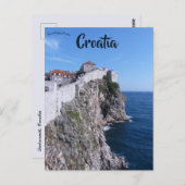 Cliff in Dubrovnik Croatia Briefkaart (Voorkant / Achterkant)