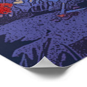 Cliff Jumping BMXer- BMX Rider Design Poster (Hoek)