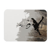 Cliff Jumping - Skateboarder Magneet (Horizontaal)