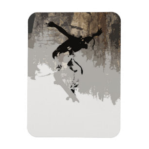Cliff Jumping - Skateboarder Magneet