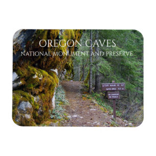 Cliff Natuur Trail Trailhead, Oregon Caves, Oregon Magneet