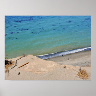 Cliff over Beachcombers bij Dungeness Wilderness Poster
