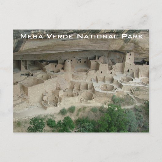 Cliff Palace Briefkaart (Voorkant)