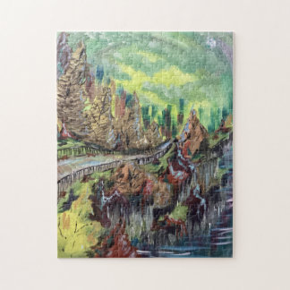 Cliff Side Scene Puzzel Legpuzzel