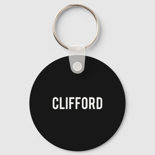 Clifford - Cool New Funny Name Fan Gift Tee  Sleutelhanger (Voorkant)
