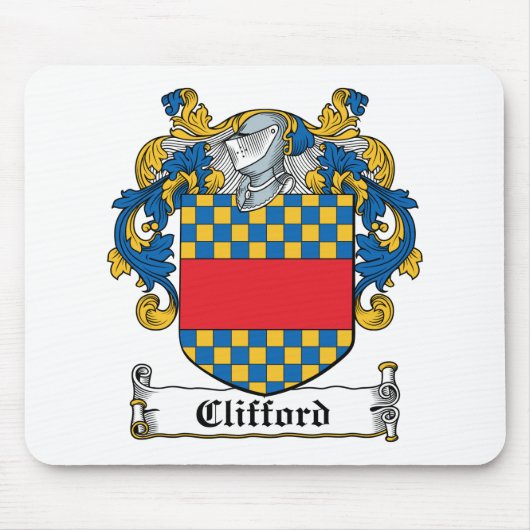 Clifford Family Crest Muismat (Voorkant)
