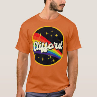 Clifford Rainbow in ruimte  stijl T-shirt