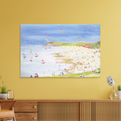 Cliffs & Bay Canvas Afdruk (Insitu (Woonkamer))