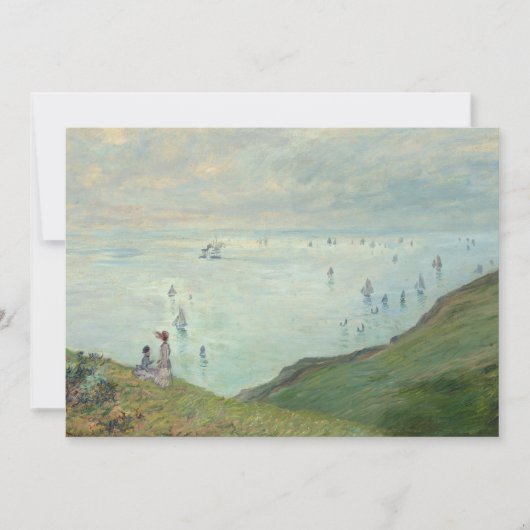 Cliffs bij Pourville | Claude Monet (Voorkant)