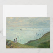 Cliffs bij Pourville | Claude Monet (Voorkant / Achterkant)