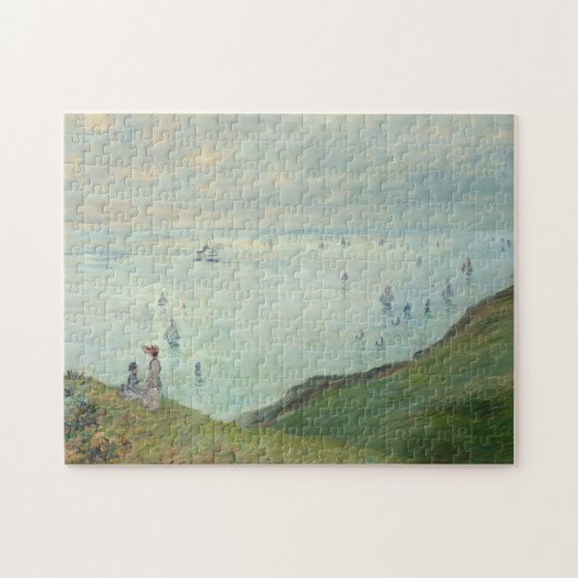Cliffs bij Pourville | Claude Monet Legpuzzel (Horizontaal)