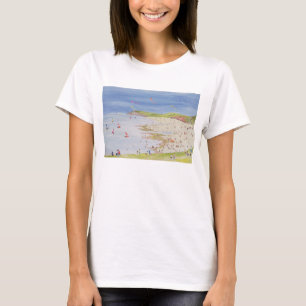 Cliffs en baai t-shirt