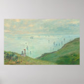 Cliffs in Pourville - Claude Monet Fine Art Poster (Voorkant)