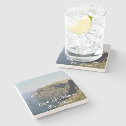 Cliffs of Moher, Co. Clare. Iers Onderzetter (Zijkant)