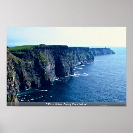 Cliffs of Moher, County Clare, Ierland Poster (Voorkant)