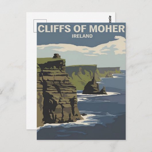 Cliffs of Moher, Ierland Briefkaart (Voorkant / Achterkant)