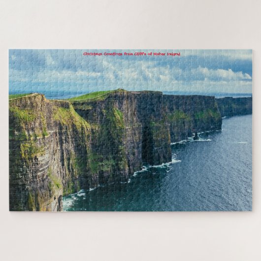 Cliffs of Moher Ierland. Legpuzzel (Horizontaal)