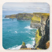 Cliffs of Moher, Ierland Vierkante Kartonnen Onderzetter (Voorkant)