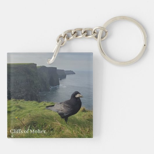 Cliffs of Moher, Ireland Rook Keychain (Achterkant)