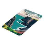 Cliffs of Moher Ireland Travel Art Magneet (Linkerzijde)