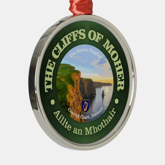Cliffs of Moher Metalen Ornament (Rechts)