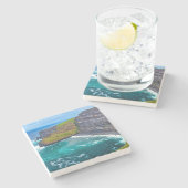 Cliffs of Moher Stenen Onderzetter (Zijkant)