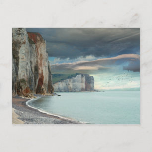 Cliffs of Normandy Seascape Briefkaart