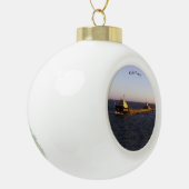 Cliffs Victory ball- of sneeuwflake-versieringsmid Keramische Bal Ornament (Links)