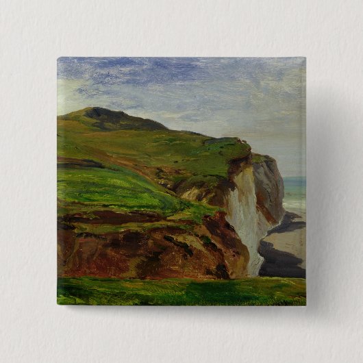 Cliffs Vierkante Button 5,1 Cm (Voorkant)