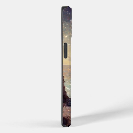 Cliffside Night Fantasy Landscape Sci-Fi Case-Mate iPhone Case (Achterkant / Rechts)