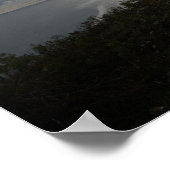 Cliffside Ocean Waterscape Poster (Coin)