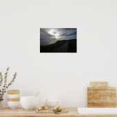 Cliffside Ocean Waterscape Poster (Cuisine)
