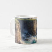 Cliffside Ocean Waves Coastal Landscape Coffee Mug (Devant gauche)