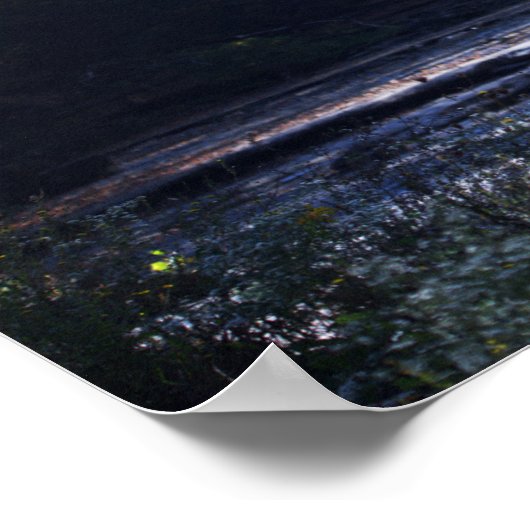 Cliffside Waterscape Poster (Hoek)