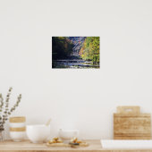 Cliffside Waterscape Poster (Keuken)