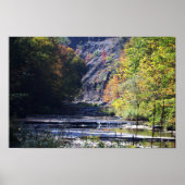 Cliffside Waterscape Poster (Voorkant)